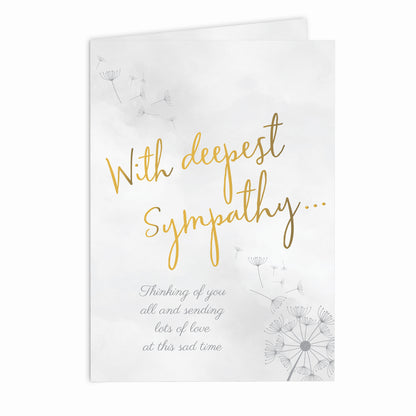 Personalised Deepest Sympathy Card - MK&JD Gifts