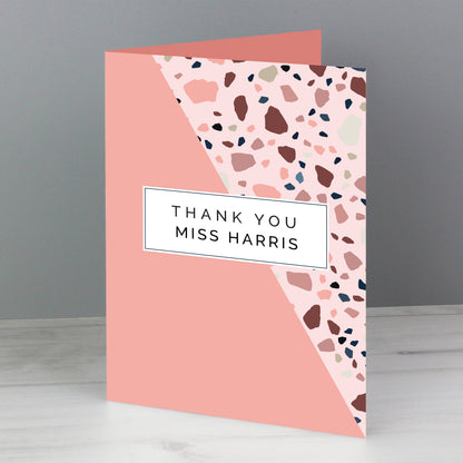 Personalised Thank You Card - MK&JD Gifts