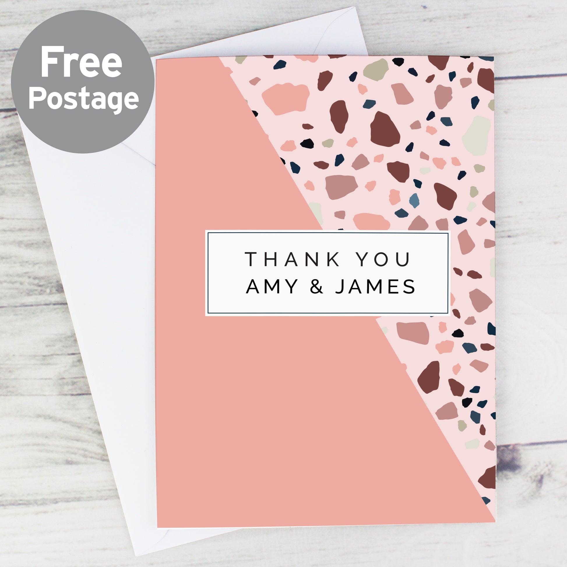 Personalised Thank You Card - MK&JD Gifts