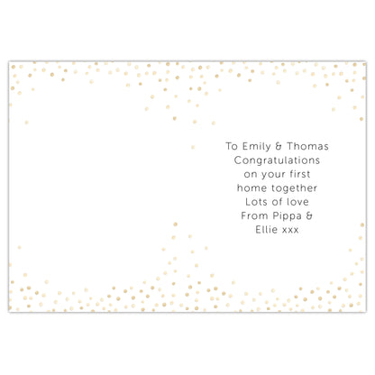 Personalised Congratulations Card - MK&JD Gifts