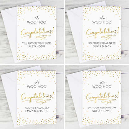 Personalised Congratulations Card - MK&JD Gifts