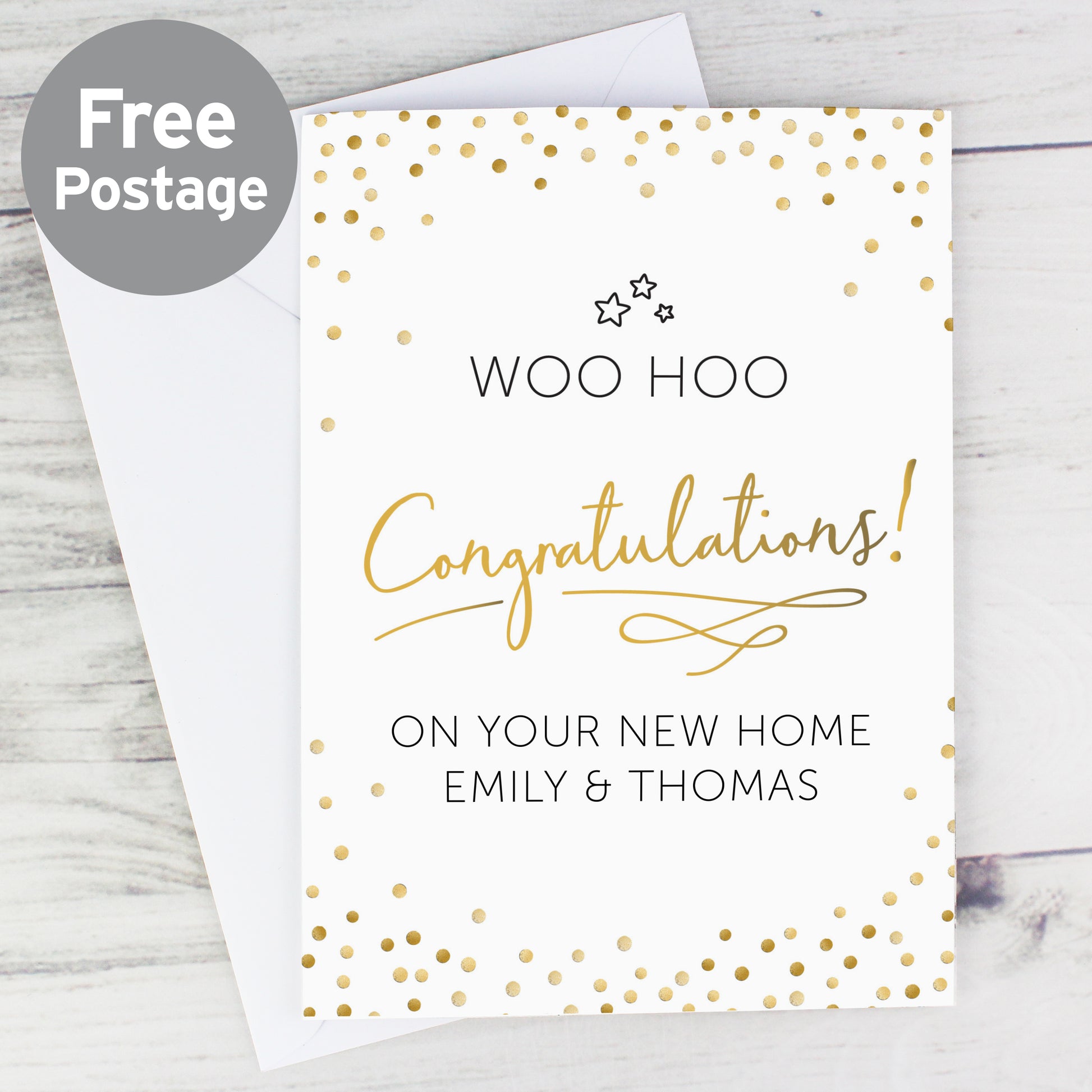 Personalised Congratulations Card - MK&JD Gifts
