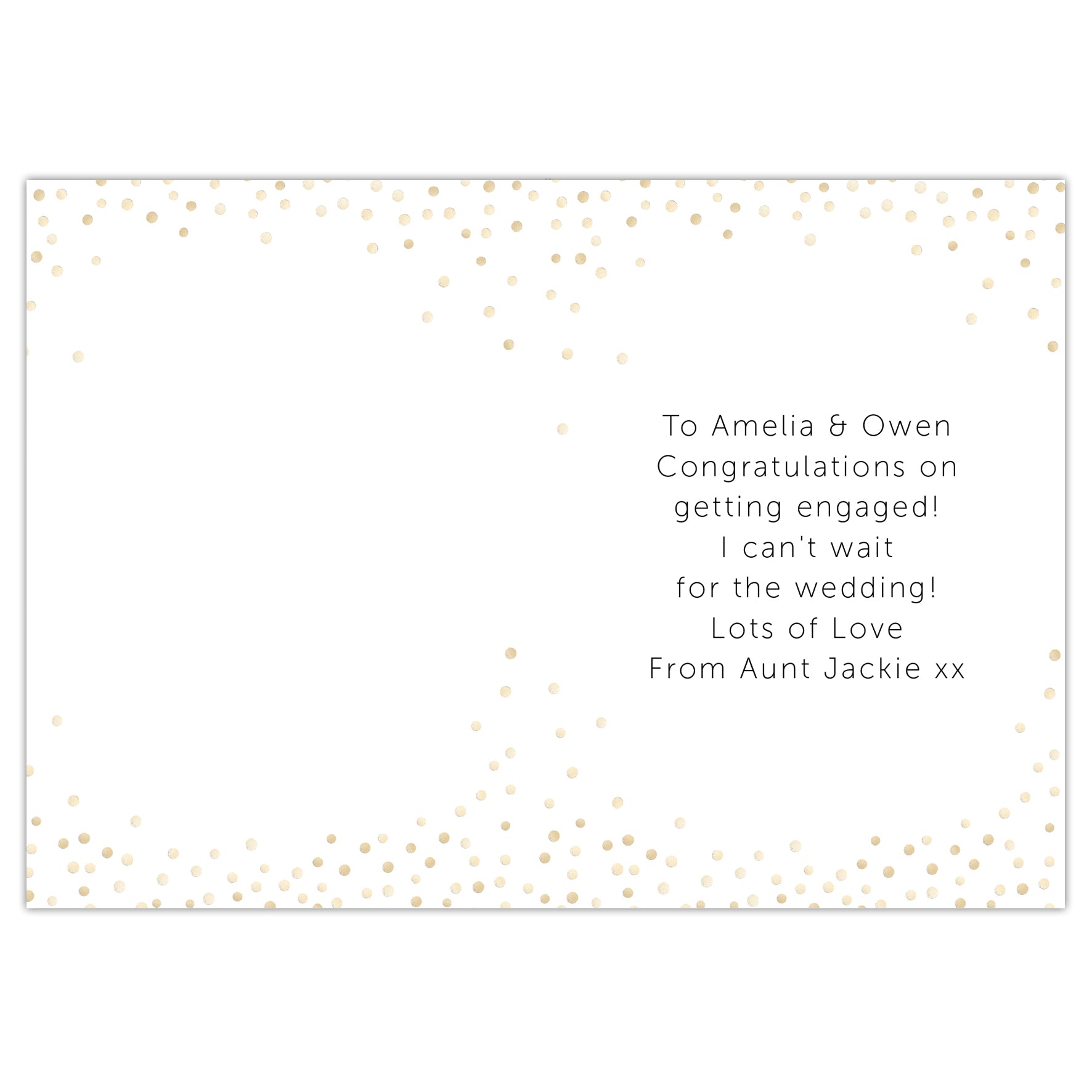 Personalised Engagement Card - MK&JD Gifts