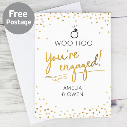 Personalised Engagement Card - MK&JD Gifts