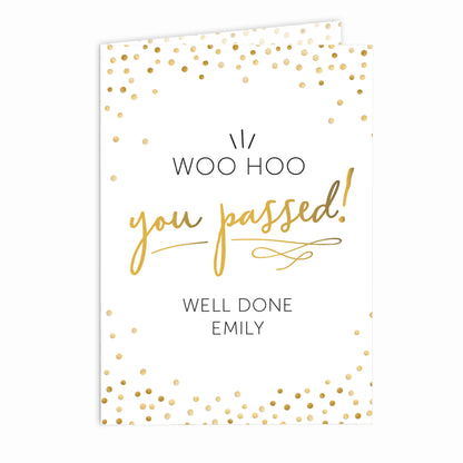 Personalised You Passed! Card - MK&JD Gifts