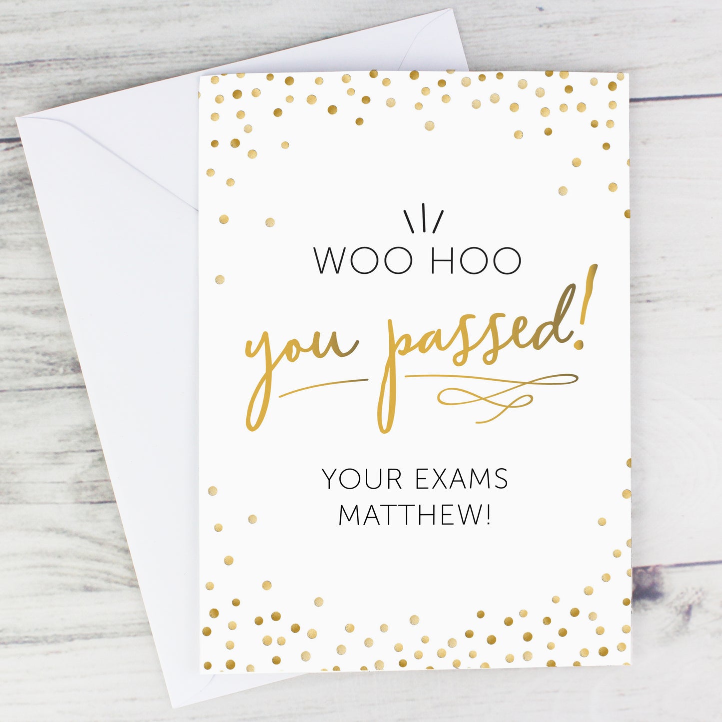 Personalised You Passed! Card - MK&JD Gifts