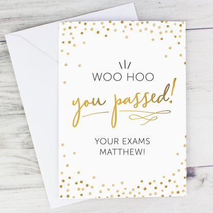 Personalised You Passed! Card - MK&JD Gifts