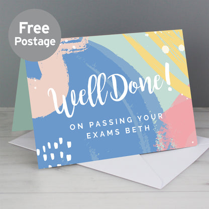 Personalised Well Done! Card - MK&JD Gifts