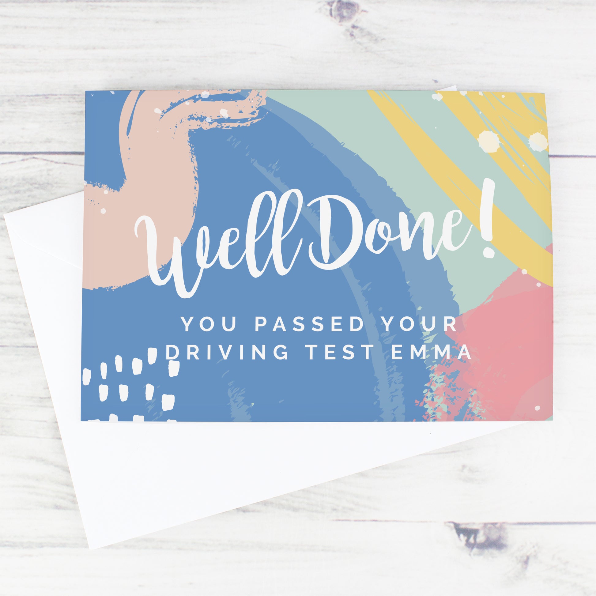 Personalised Well Done! Card - MK&JD Gifts