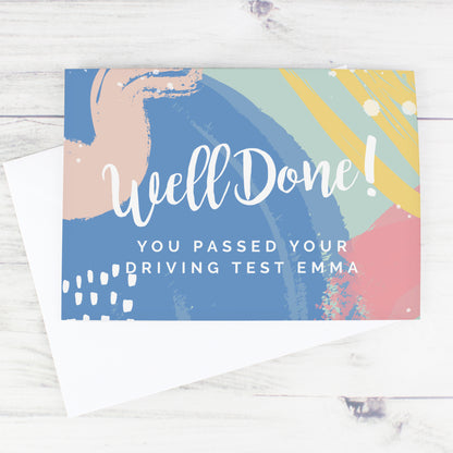 Personalised Well Done! Card - MK&JD Gifts