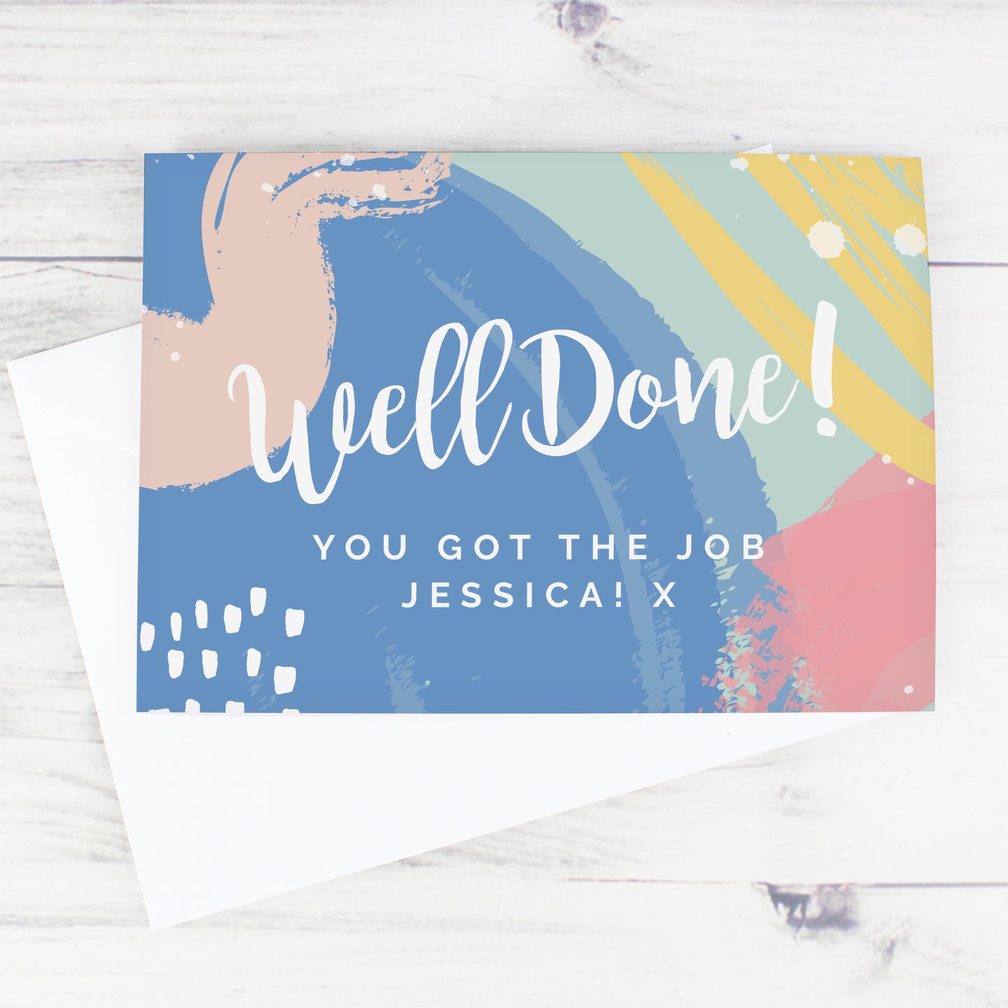 Personalised Well Done! Card - MK&JD Gifts