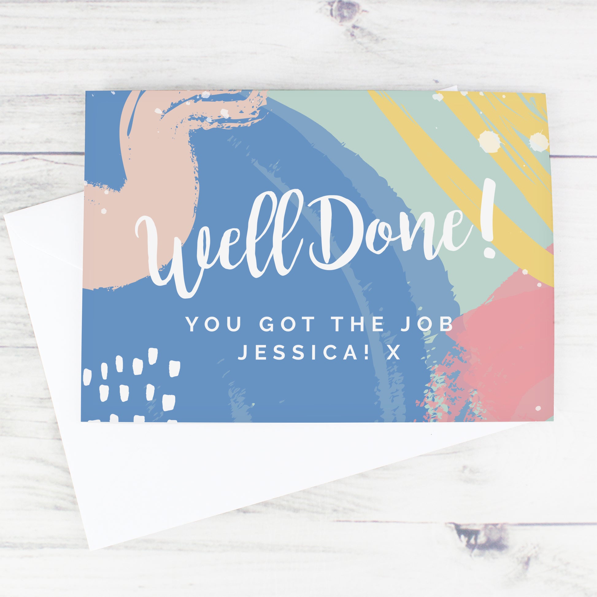 Personalised Well Done! Card - MK&JD Gifts