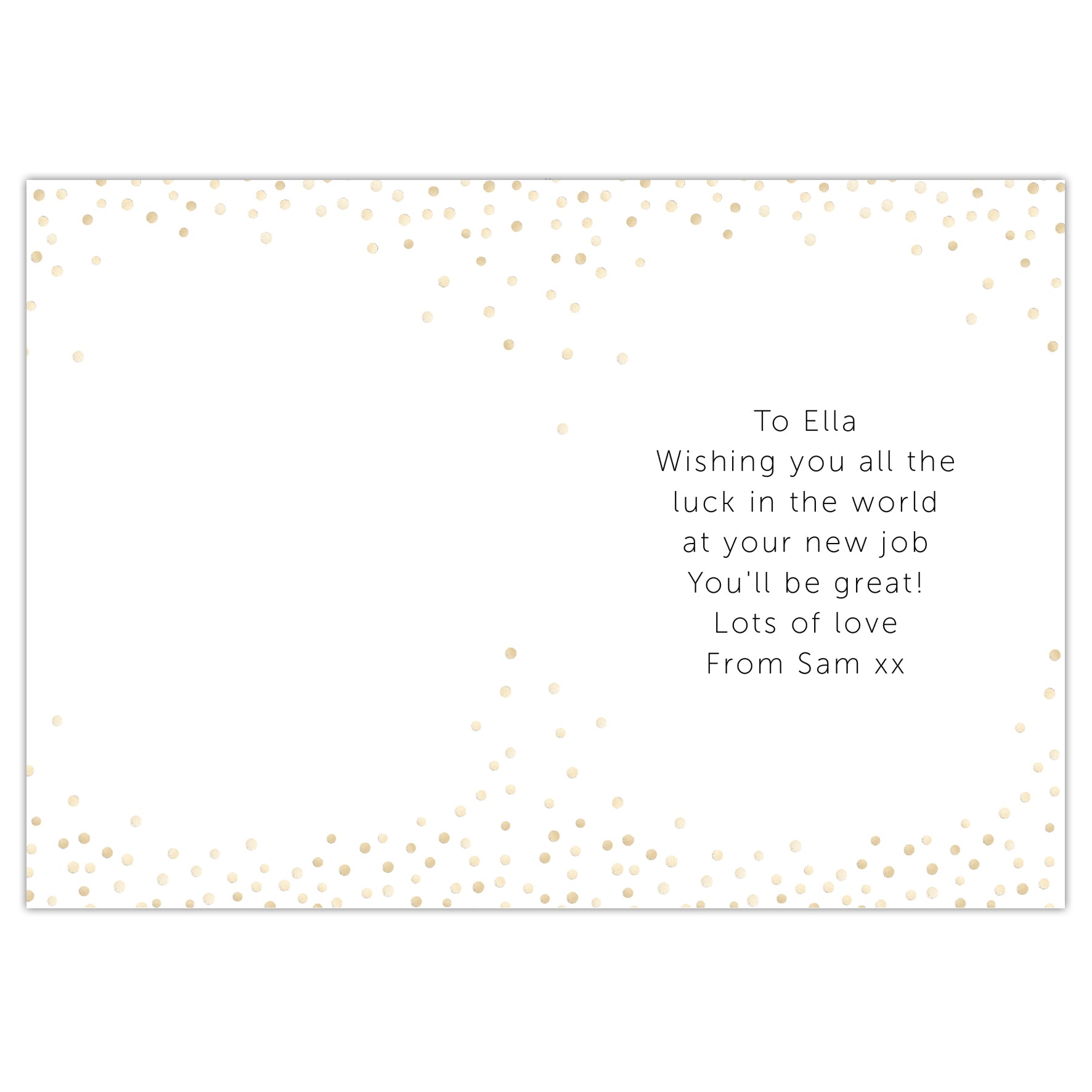 Personalised Good Luck Card - MK&JD Gifts
