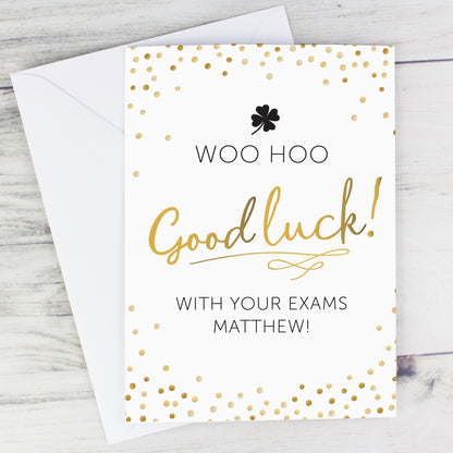 Personalised Good Luck Card - MK&JD Gifts