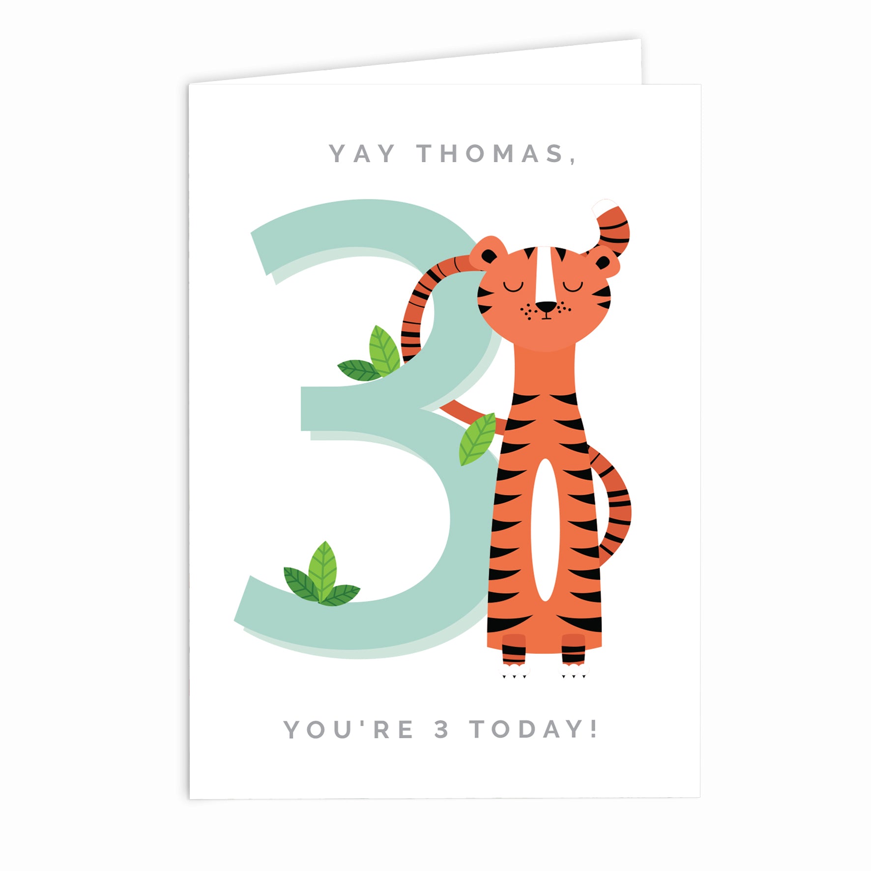 Personalised Animal Birthday Card - MK&JD Gifts