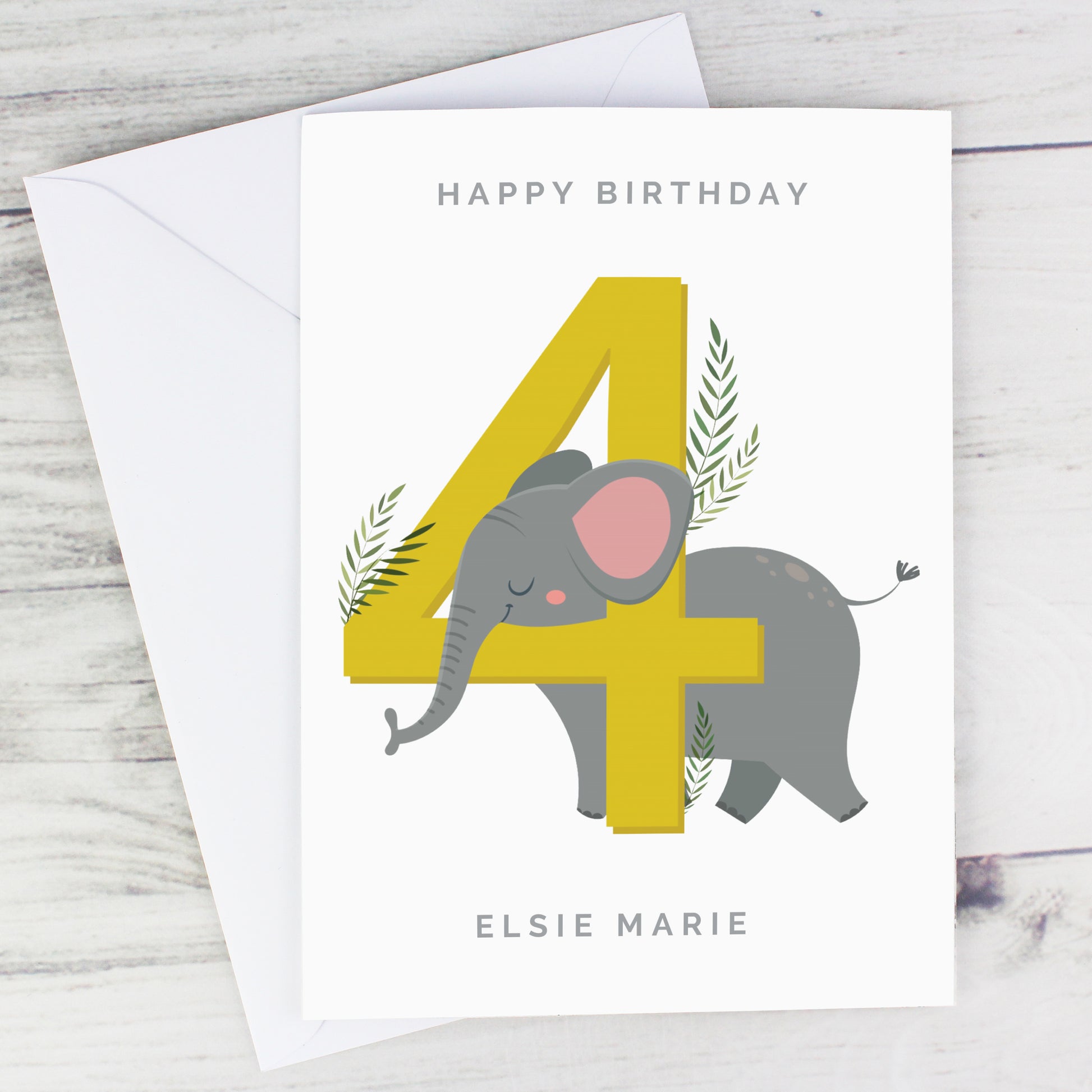 Personalised Animal Birthday Card - MK&JD Gifts