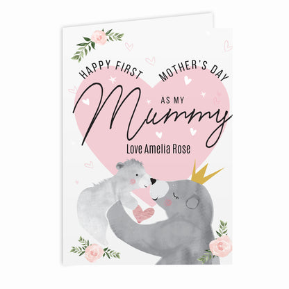 Personalised 1st Mother's Day Mama Bear Card - MK&JD Gifts