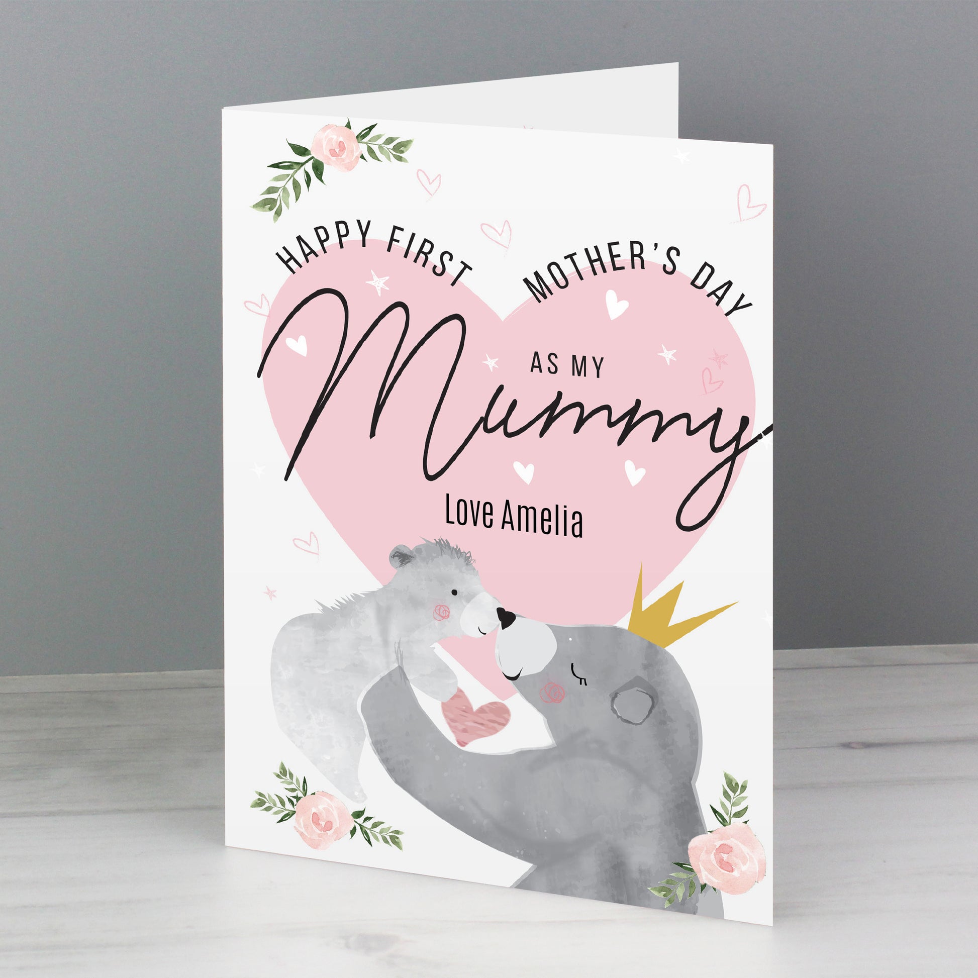 Personalised 1st Mother's Day Mama Bear Card - MK&JD Gifts