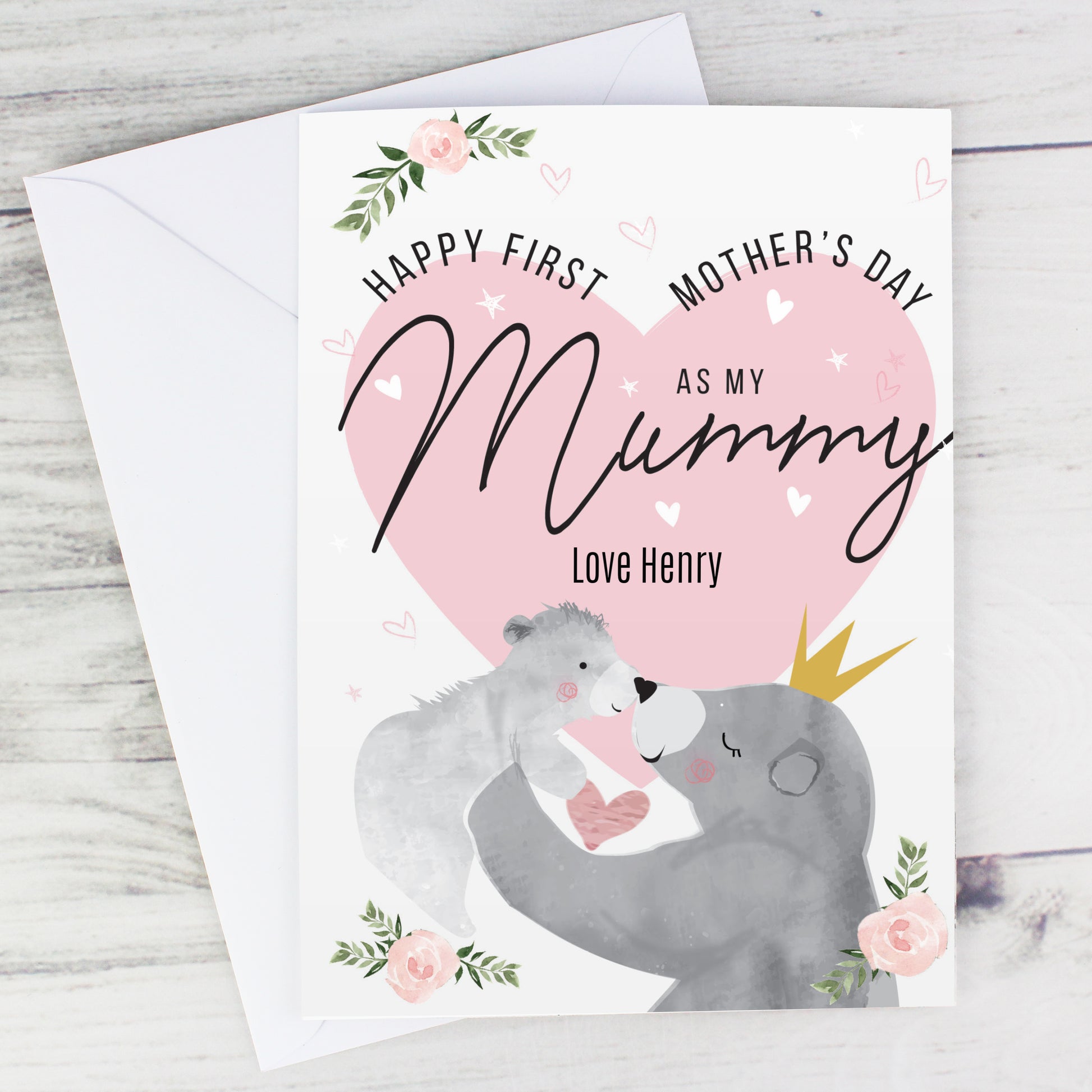 Personalised 1st Mother's Day Mama Bear Card - MK&JD Gifts