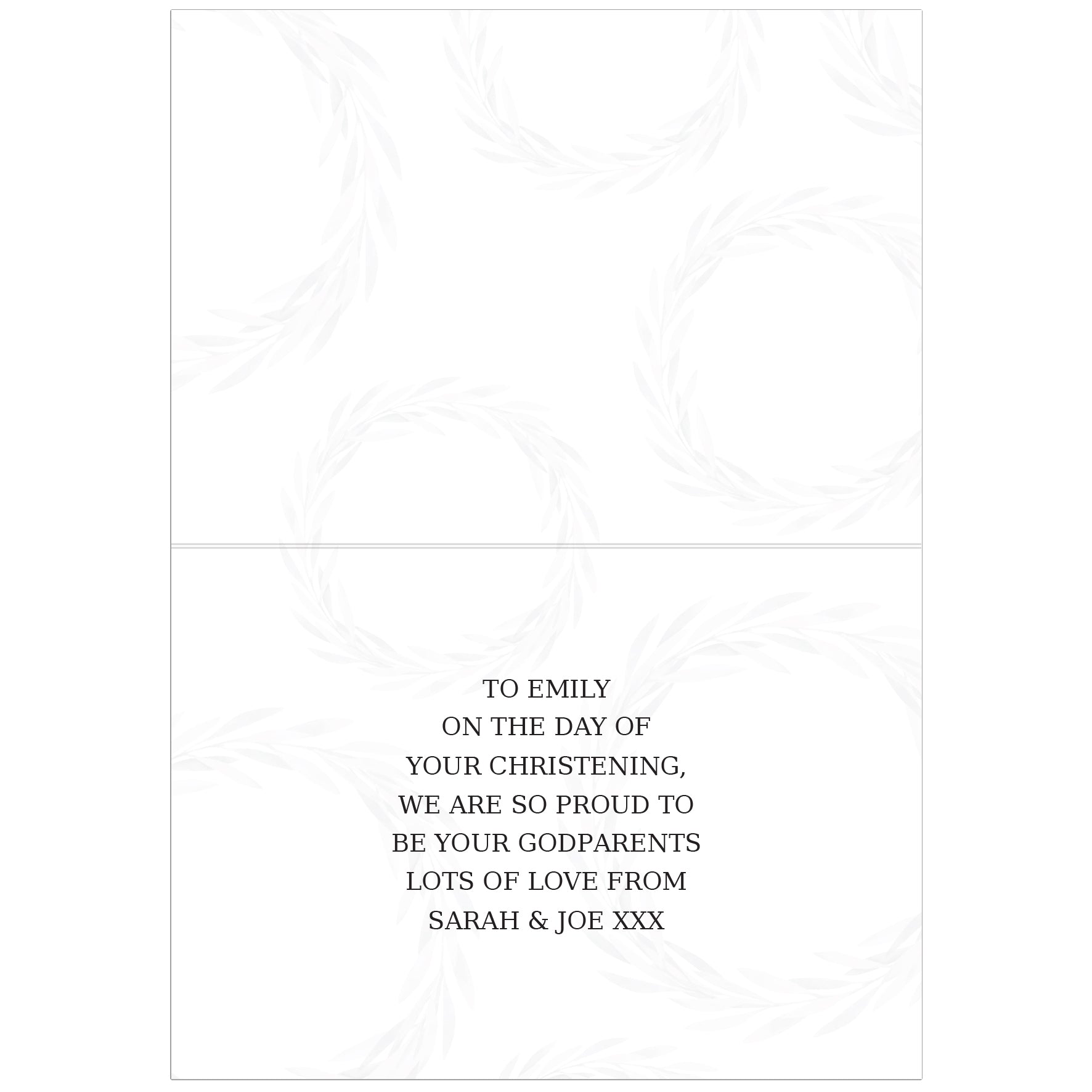 Personalised 'Truly Blessed' Christening Card - MK&JD Gifts
