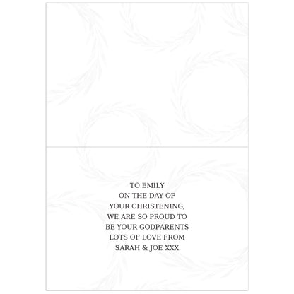 Personalised 'Truly Blessed' Christening Card - MK&JD Gifts
