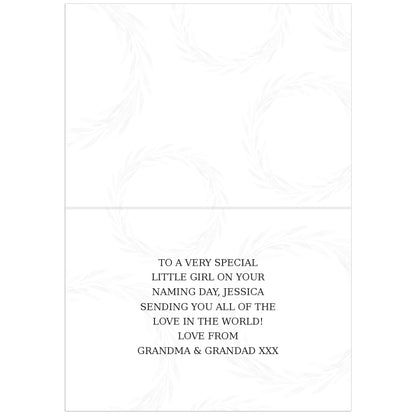 Personalised Truly Blessed Naming Day Card - MK&JD Gifts