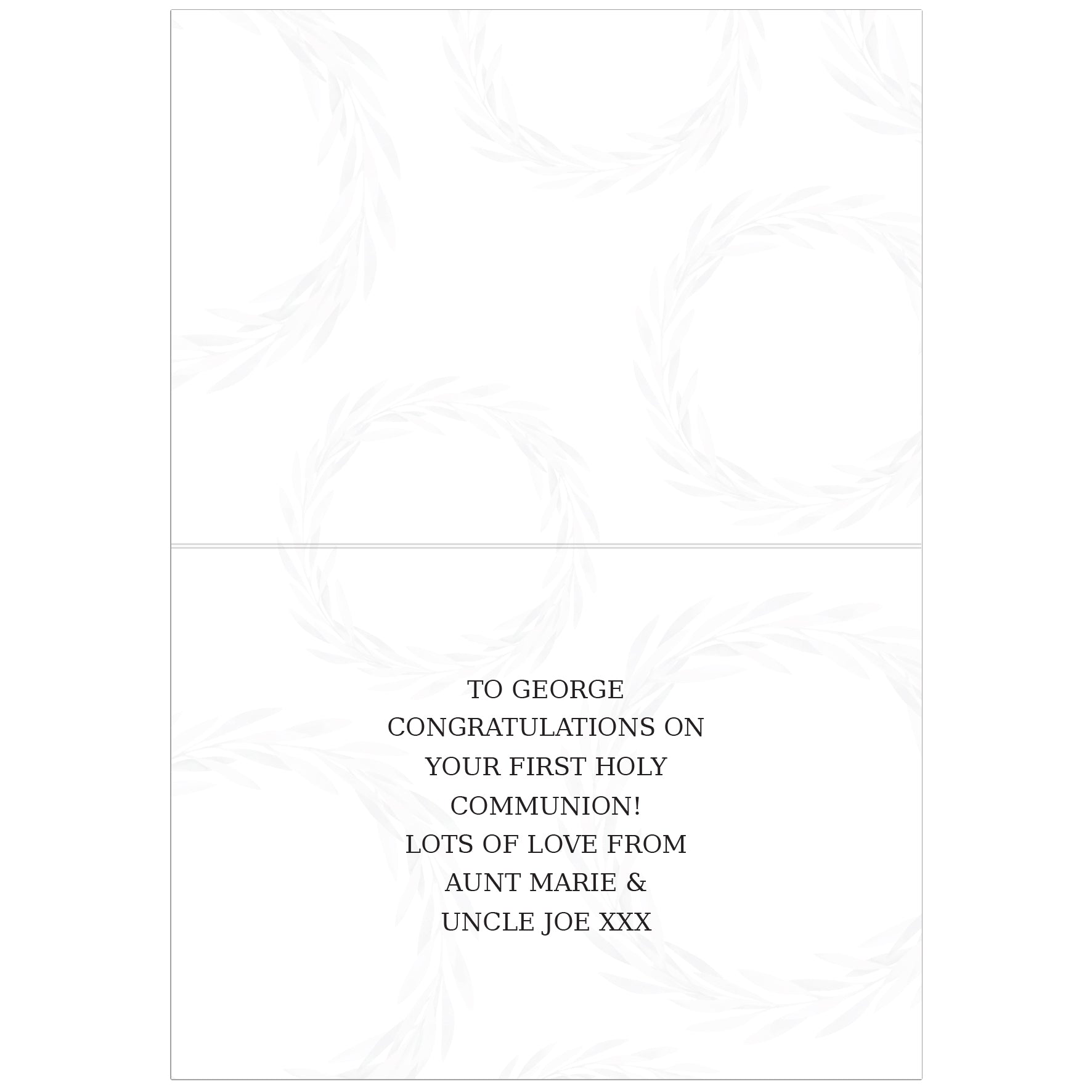 Personalised Truly Blessed First Holy Communion Card - MK&JD Gifts