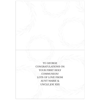 Personalised Truly Blessed First Holy Communion Card - MK&JD Gifts