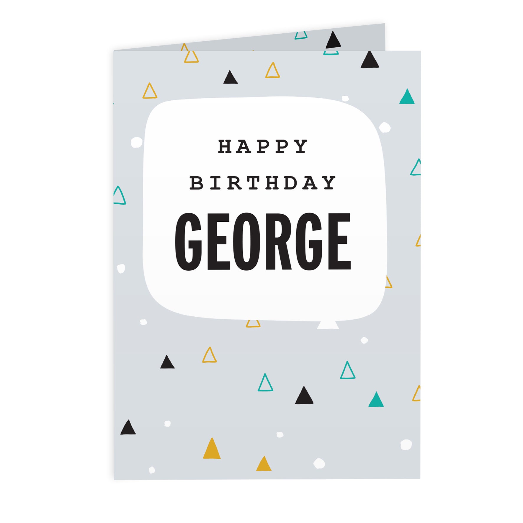 Personalised Geo Birthday Card - MK&JD Gifts