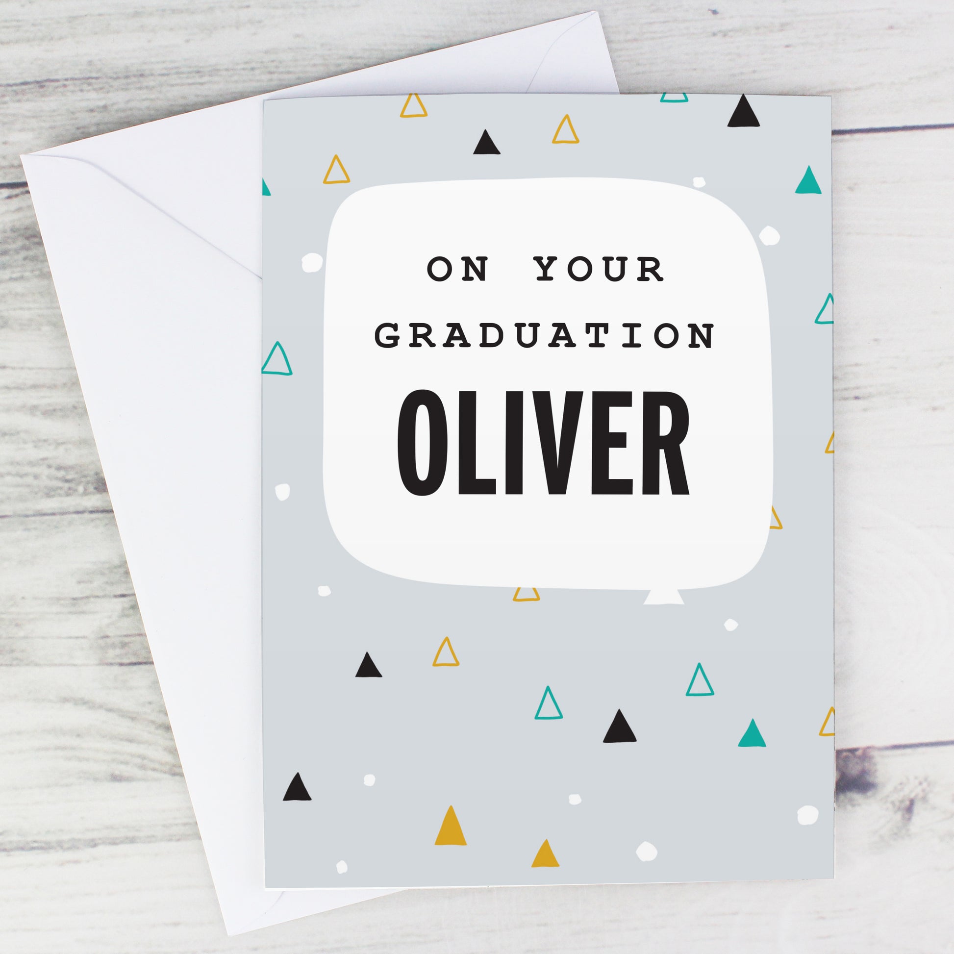 Personalised Geo Birthday Card - MK&JD Gifts