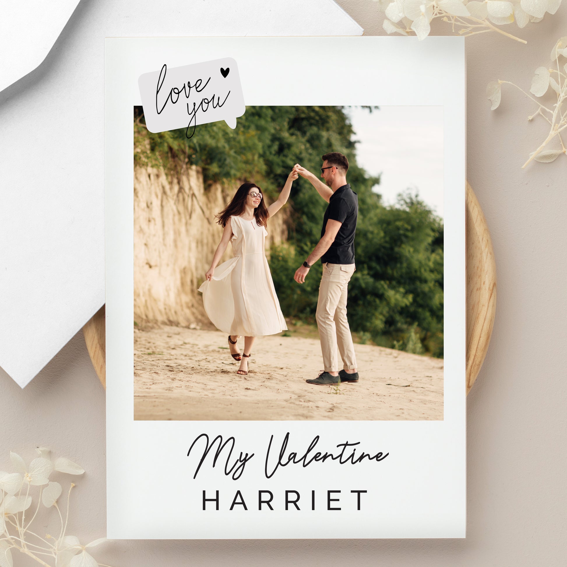 Personalised Love You Photo Upload Greeting Card - MK&JD Gifts