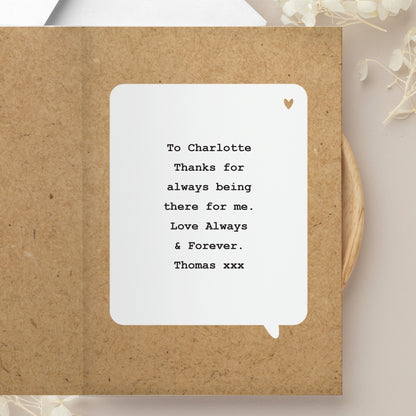 Personalised Rustic Polaroid Photo Upload Card - MK&JD Gifts