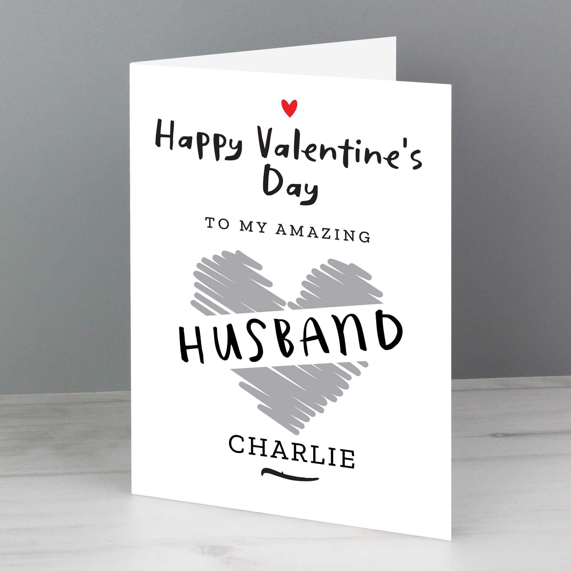 Personalised Happy Valentine's Day Card - MK&JD Gifts