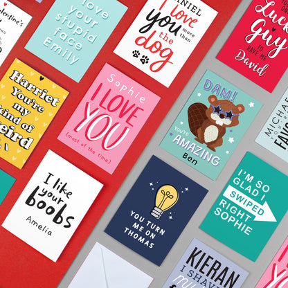 Personalised Love You - Most Of The Time Card - MK&JD Gifts