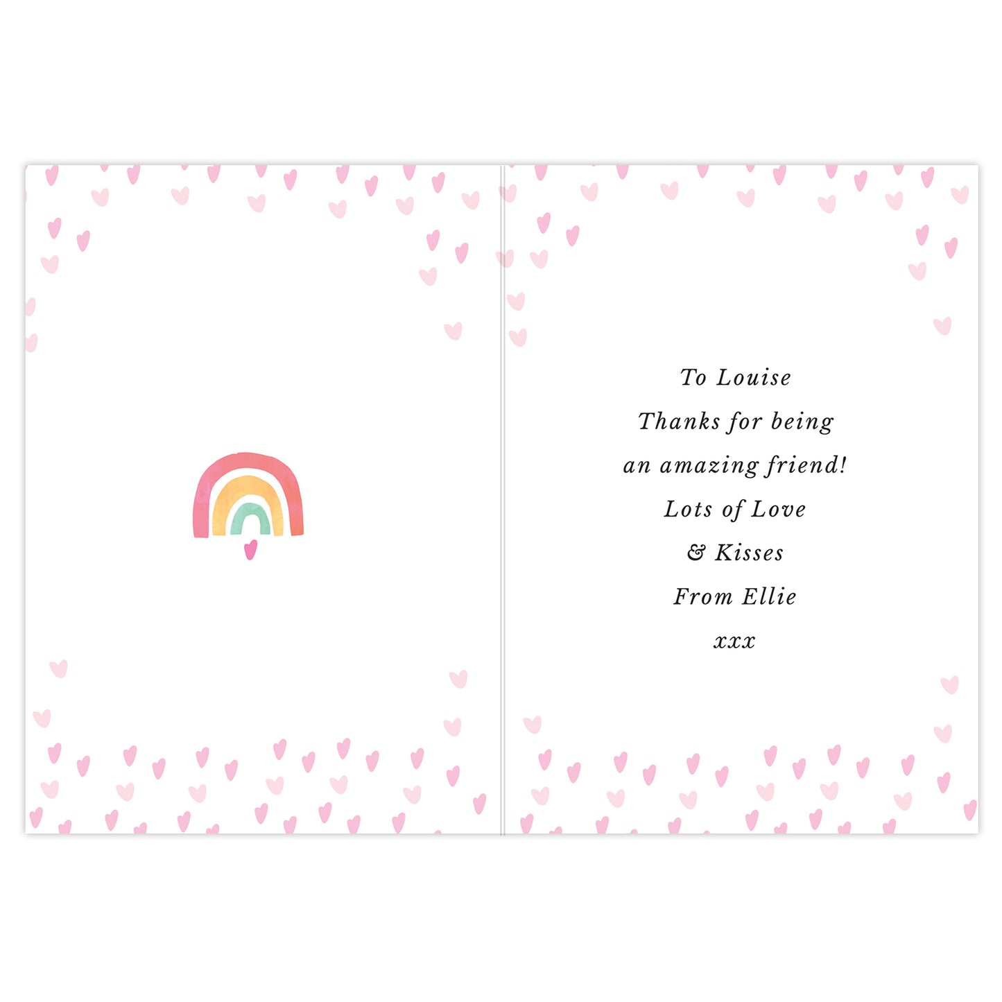 Personalised You Make The World Brighter Rainbow Card - MK&JD Gifts