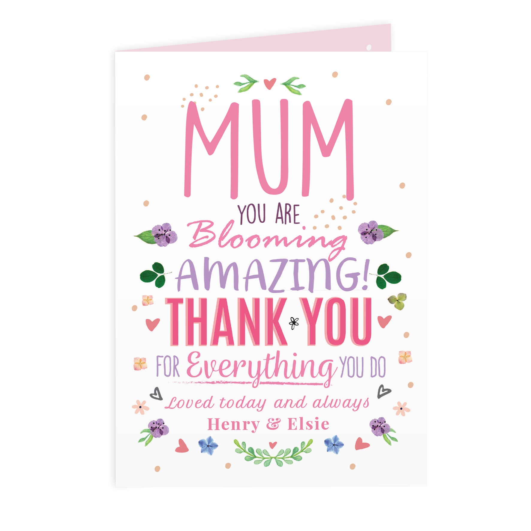 Personalised You Are Blooming Amazing Card - MK&JD Gifts
