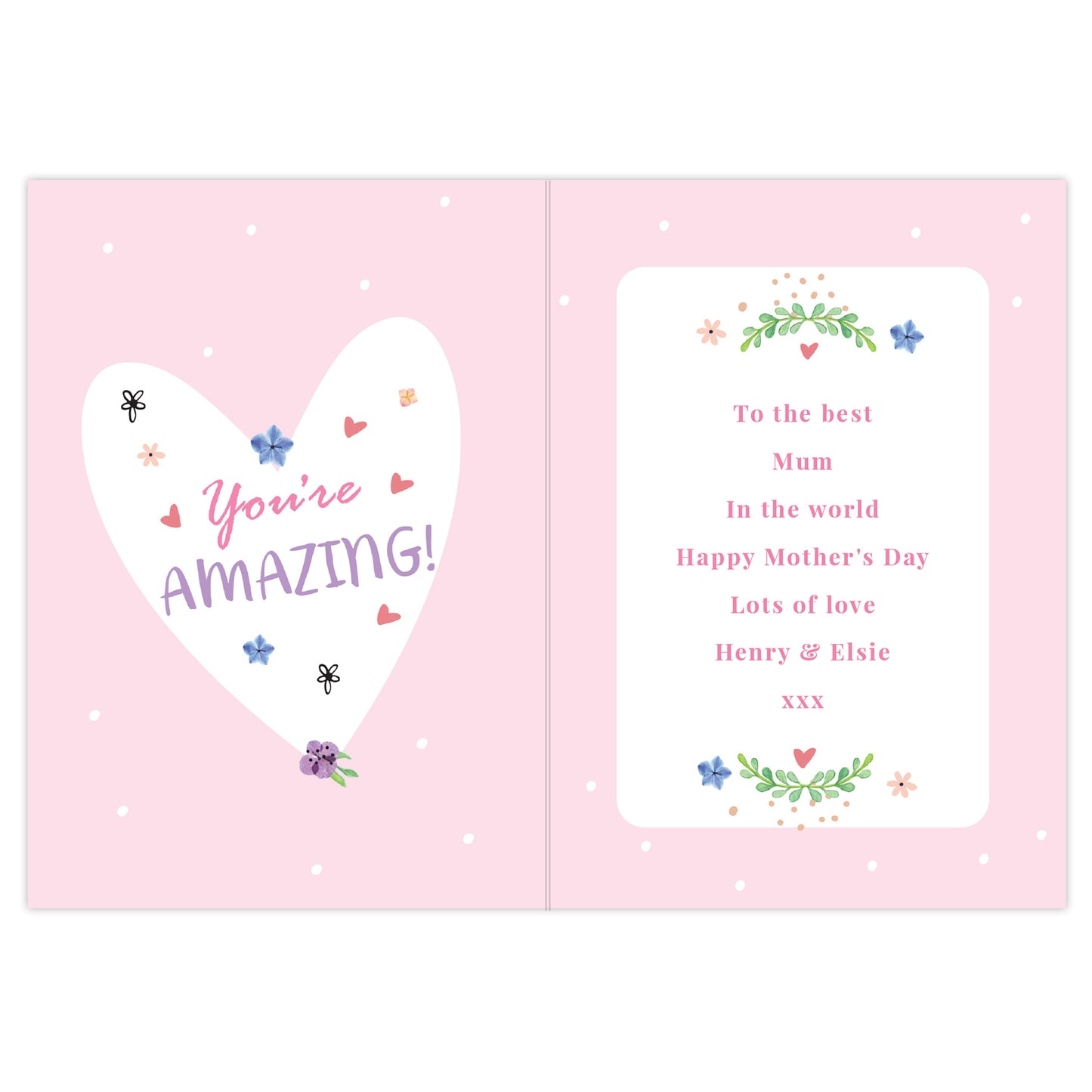 Personalised You Are Blooming Amazing Card - MK&JD Gifts