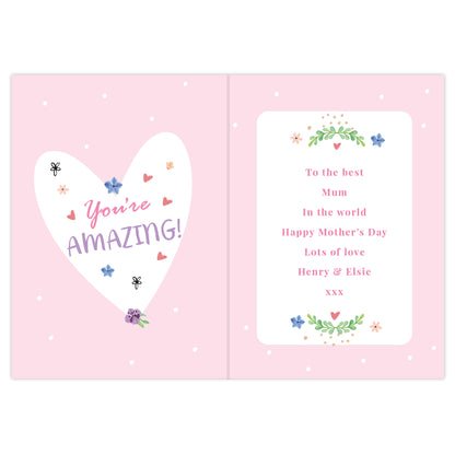 Personalised You Are Blooming Amazing Card - MK&JD Gifts