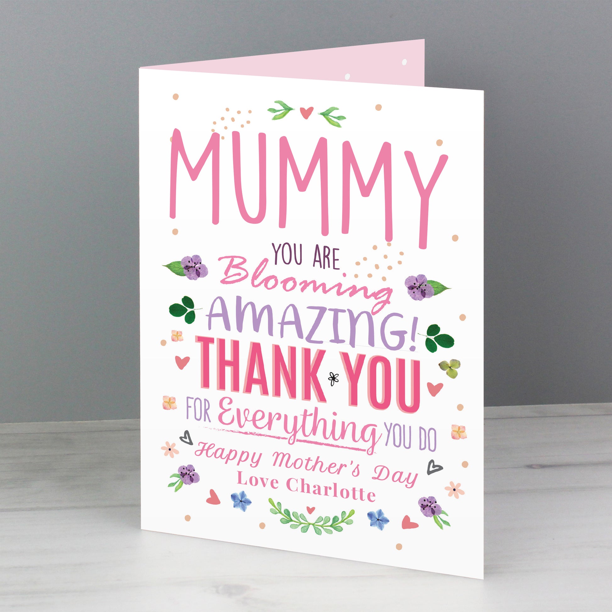 Personalised You Are Blooming Amazing Card - MK&JD Gifts
