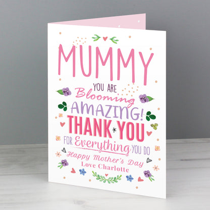 Personalised You Are Blooming Amazing Card - MK&JD Gifts