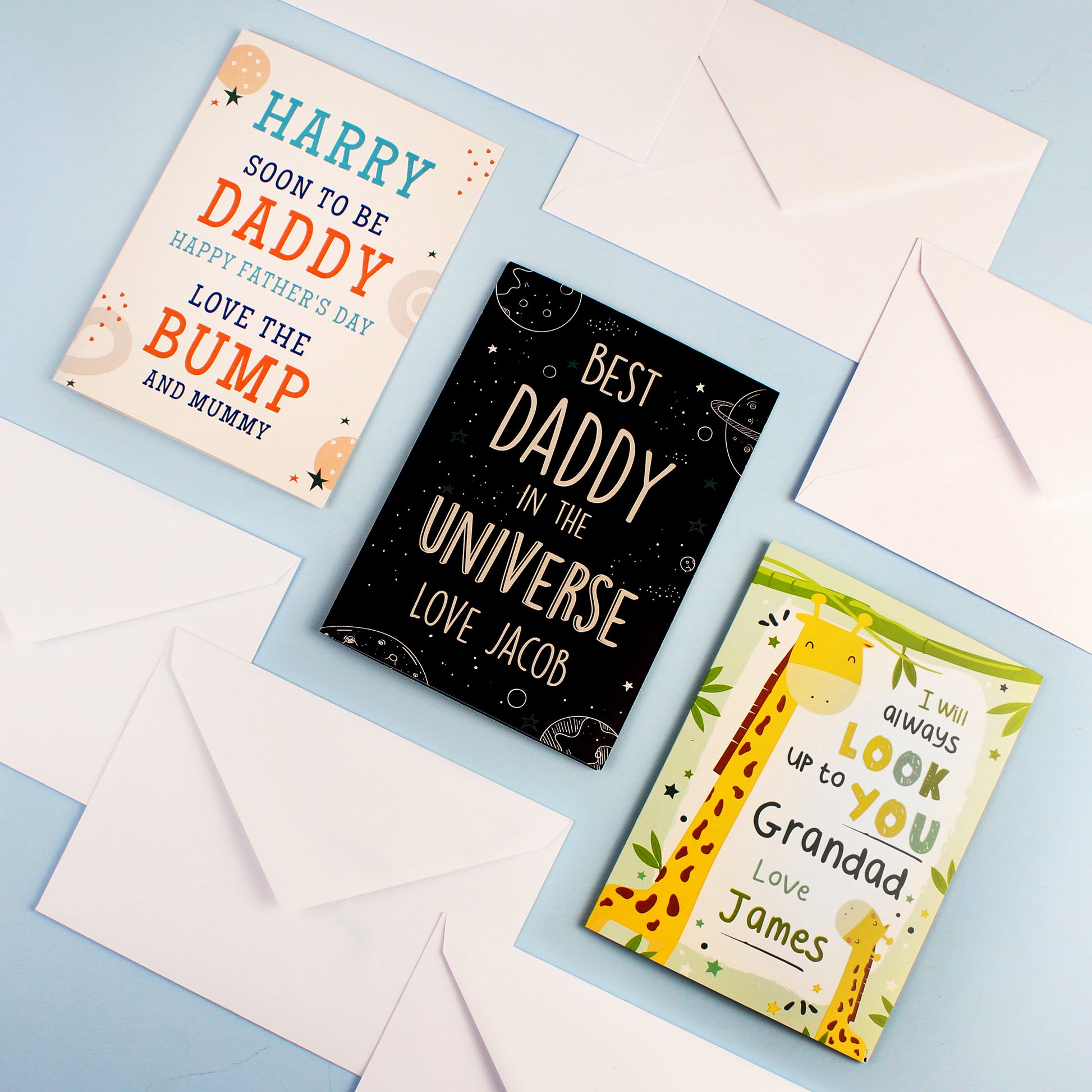 Personalised From the Bump Father's Day Card - MK&JD Gifts