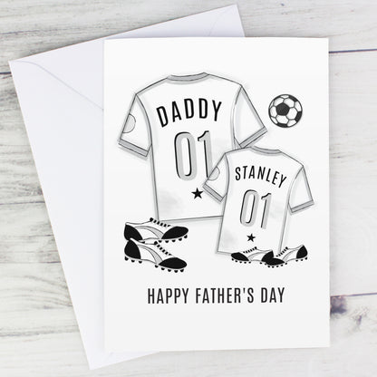 Personalised Football Mini Me Card - MK&JD Gifts