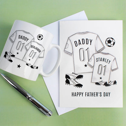 Personalised Football Mini Me Card - MK&JD Gifts