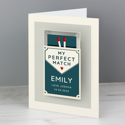 Personalised The Perfect Match Card - MK&JD Gifts