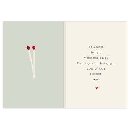 Personalised The Perfect Match Card - MK&JD Gifts