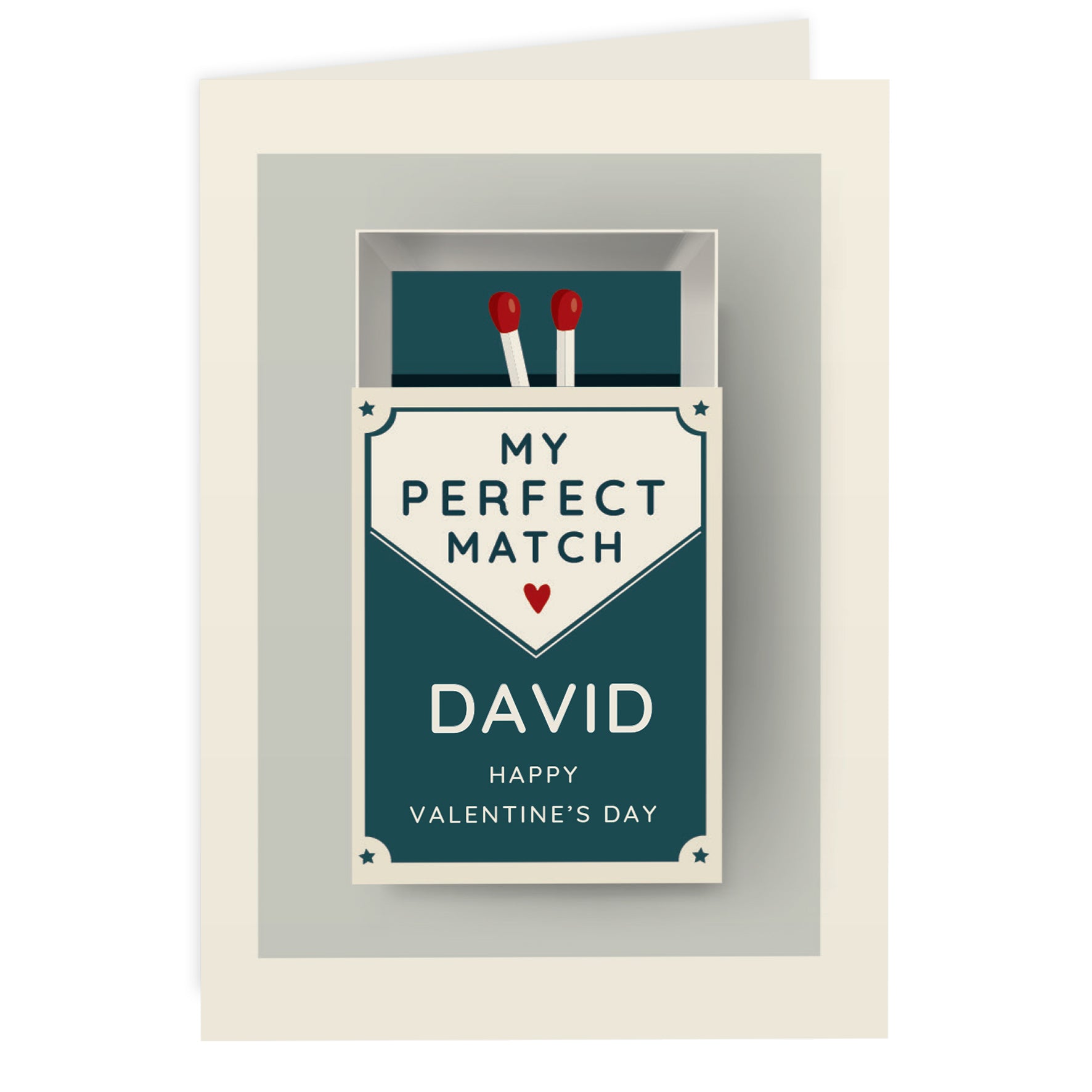 Personalised The Perfect Match Card - MK&JD Gifts