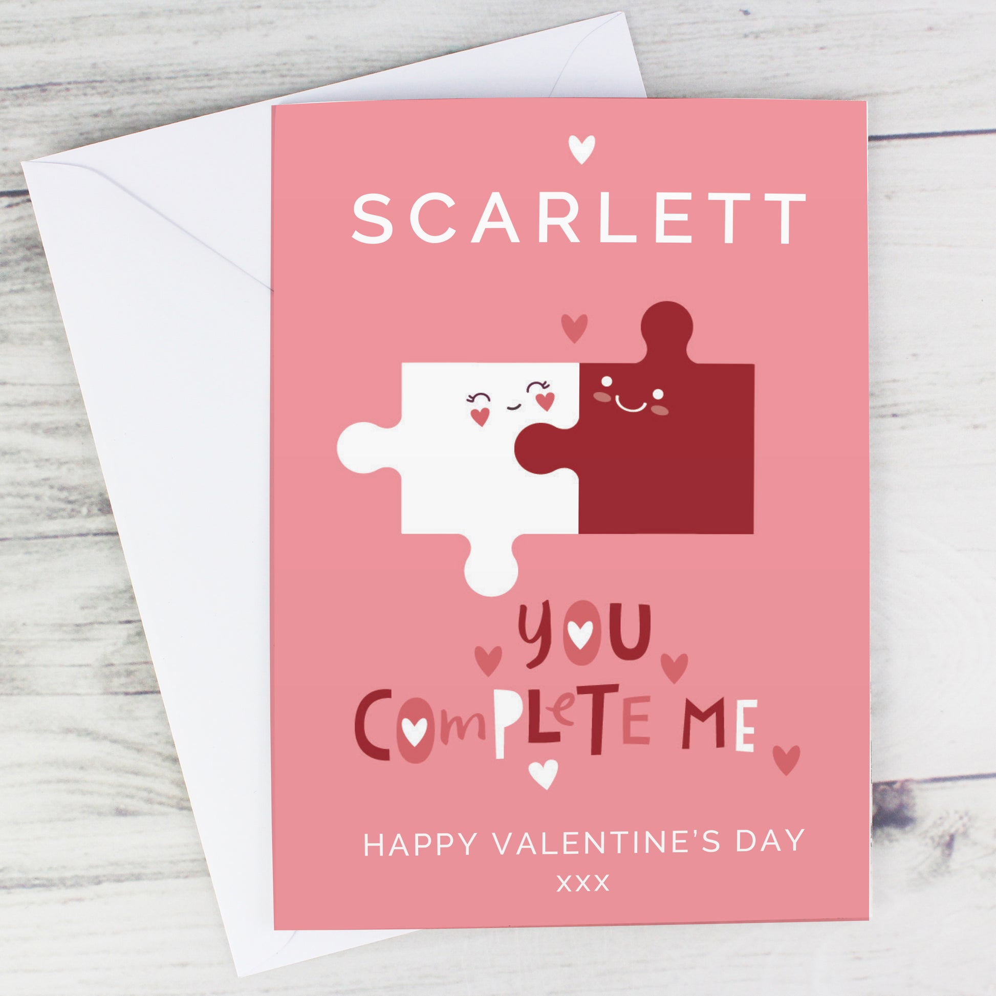 Personalised You Complete Me Card - MK&JD Gifts