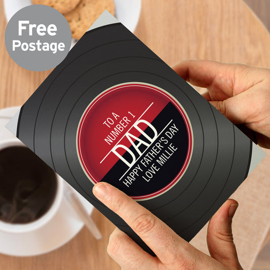 Personalised Vintage Record Card - MK&JD Gifts