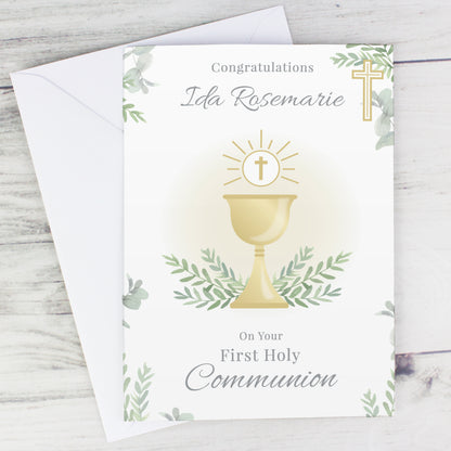 Personalised First Holy Communion Card - MK&JD Gifts