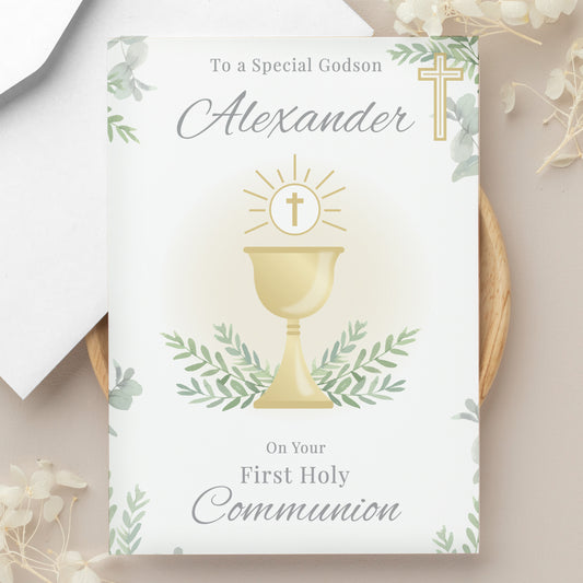 Personalised First Holy Communion Card - MK&JD Gifts